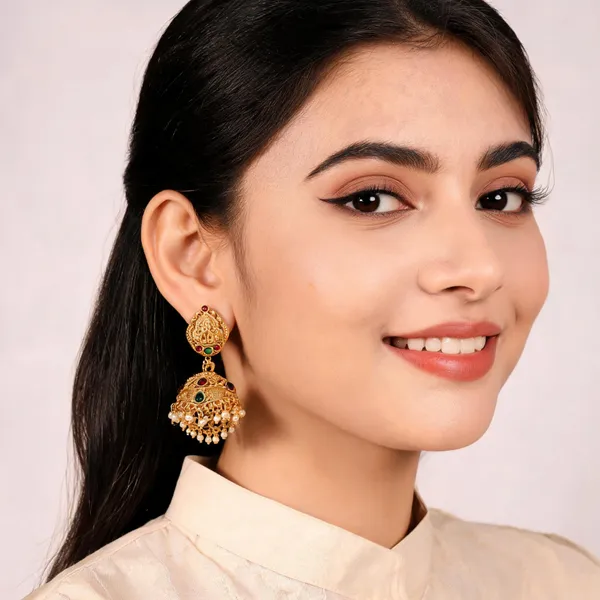 Gold_Brass_Jhumka_Earrings_For_Women