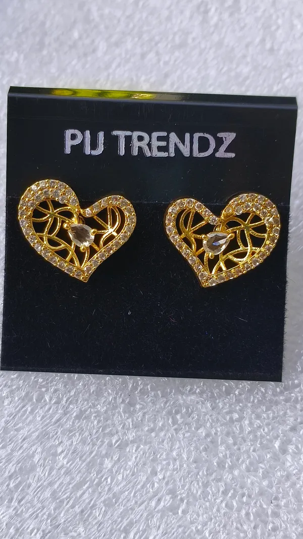 Gold_Tone_Heart_Stud_Earrings_for_Women