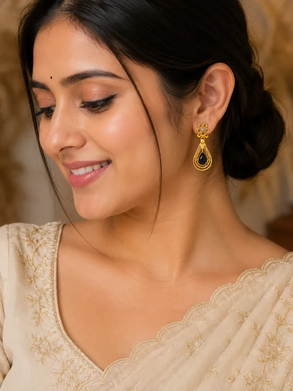 Gold_Brass_Drop_Earrings_For_Women