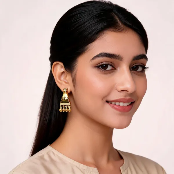 Gold_Brass_Jhumka_Earrings_For_Women