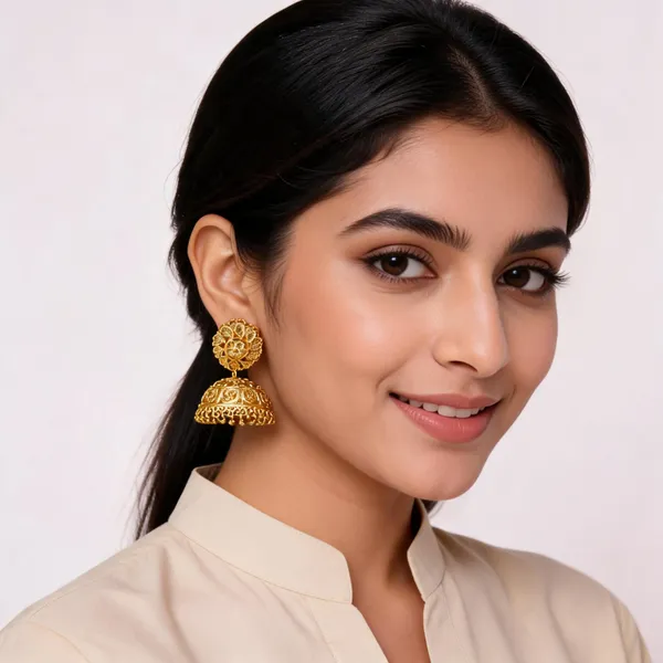 Gold_Brass_Jhumka_Earrings_For_Women