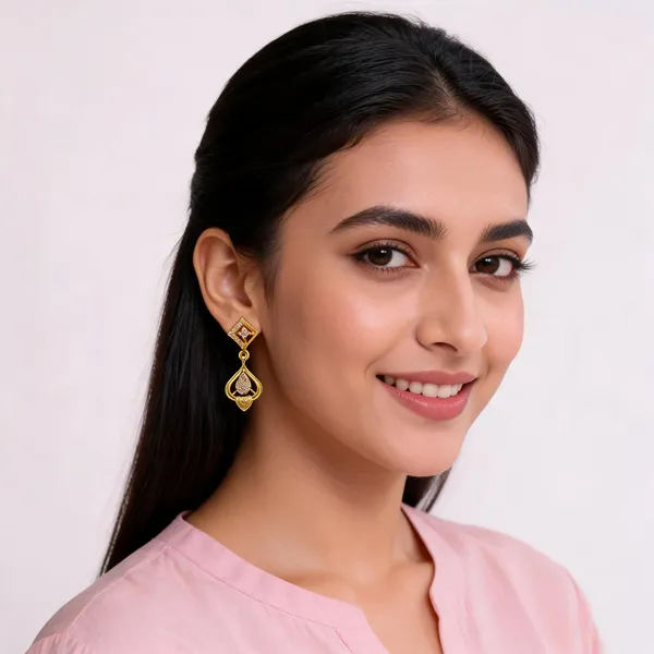 Gold_Brass_Drop_Earrings_For_Women