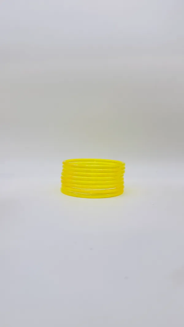 Yellow_Plastic_Bangle_Set_For_Women_-_Pack_Of_4