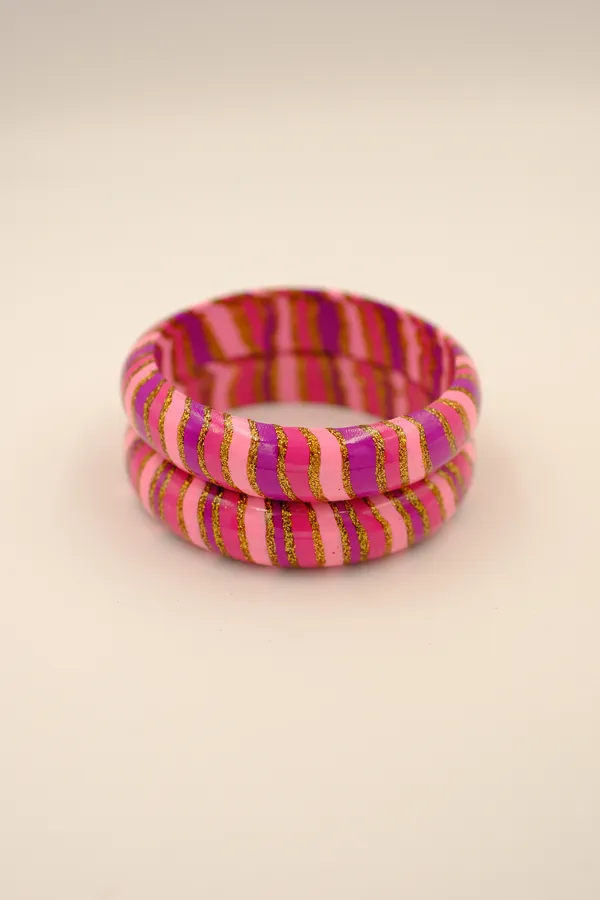 Pink_Striped_Bangles_For_Women_-_Pack_Of_3