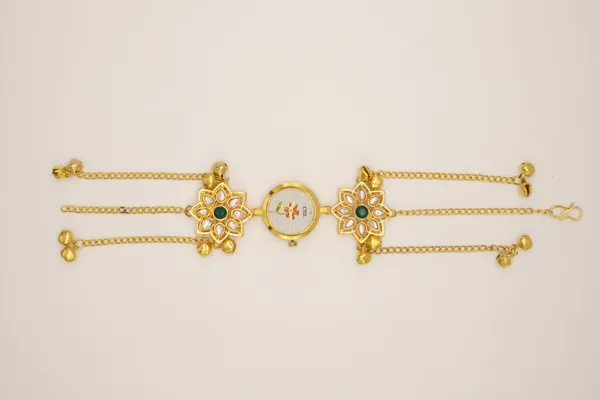 Gold_Tone_Floral_Braceletset_-_Pack_Of_4