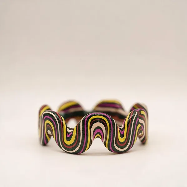 Multicolor_Wavy_Bangle_For_Women_-_Pack_Of_3