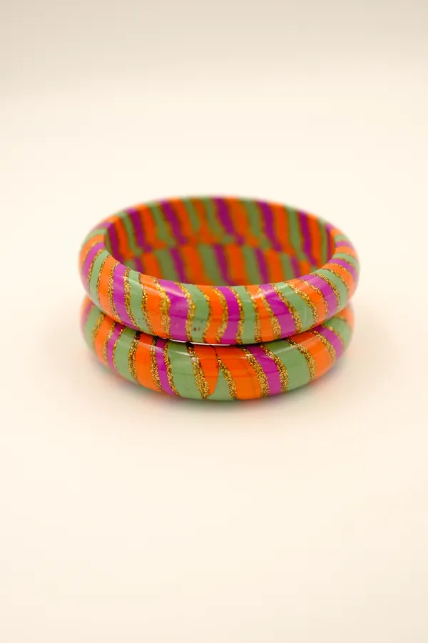 Multicolor_Striped_Bangles_For_Women_-_Pack_Of_3