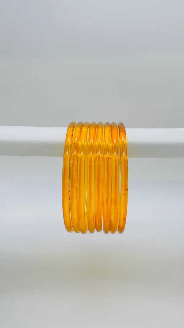 Orange_Transparent_Bangle_Set_For_Women_-_Pack_Of_4