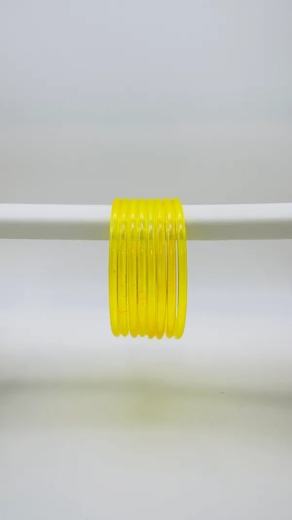 Yellow_Traditional_Bangle_Set_For_Women_-_Pack_Of_4