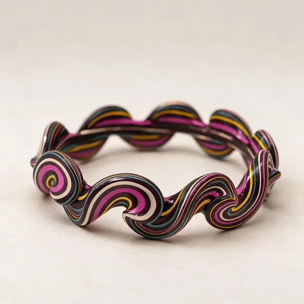Multicolor_Artistic_Wave_Bangle_For_Women_-_Pack_Of_3