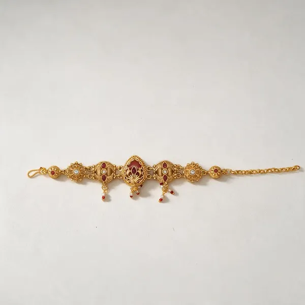 Gold-Tone_Traditional_Bracelet_Chain_For_Women_-_Pack_Of_2