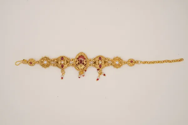 Gold-Tone_Traditional_Bracelet_Chain_For_Women_-_Pack_Of_2