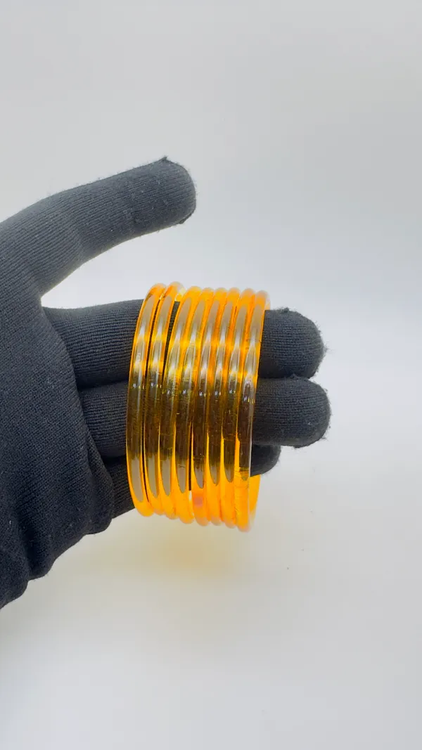 Orange_Transparent_Bangle_Set_For_Women_-_Pack_Of_4