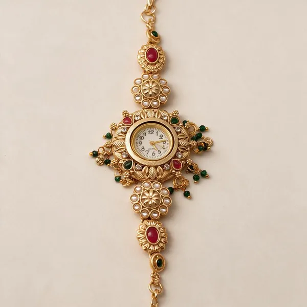 Gold_Tone_Embellished_Analog_Bracelet_Watch_For_Women_-_Pack_Of_2
