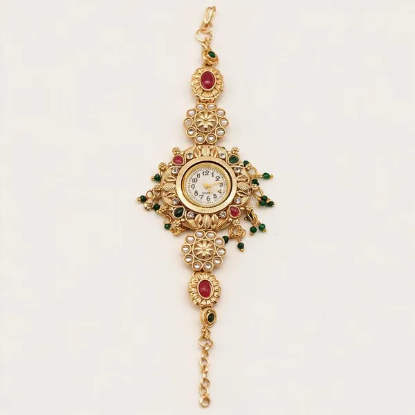 Gold_Tone_Embellished_Analog_Bracelet_Watch_For_Women_-_Pack_Of_2