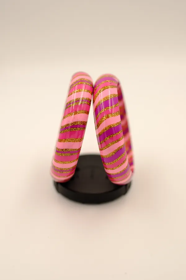 Pink_Striped_Bangles_For_Women_-_Pack_Of_3