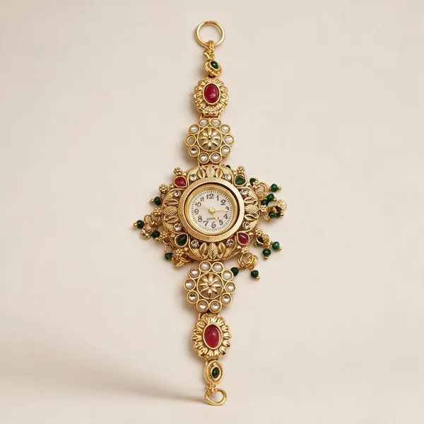 Gold_Tone_Embellished_Analog_Wrist_Watch_For_Women_-_Pack_Of_2