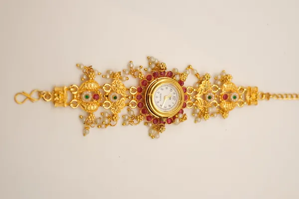 Gold_Tone_Embellished_Analog_Bracelet_Watch_For_Women_-_Pack_Of_2