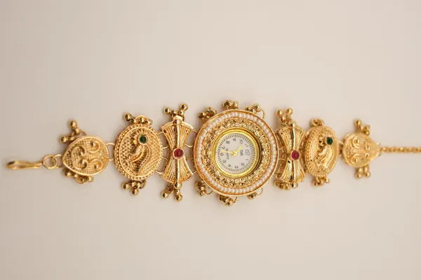 Gold_Tone_Ornate_Analog_Bracelet_Watch_For_Women_-_Pack_Of_2