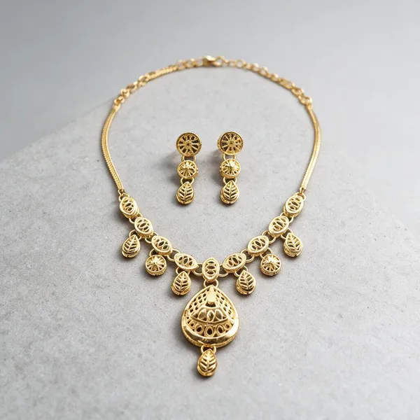 Gold-Tone_Traditional_Necklace_Set_For_Women_-_Pack_Of_3