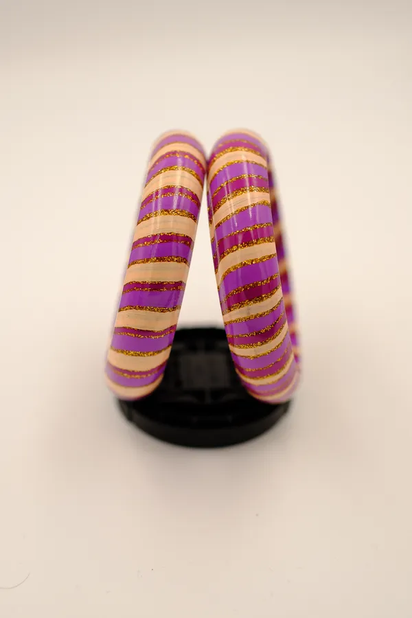 Purple_Gold_Patterned_Bangles_Set_For_Women_-_Pack_Of_3