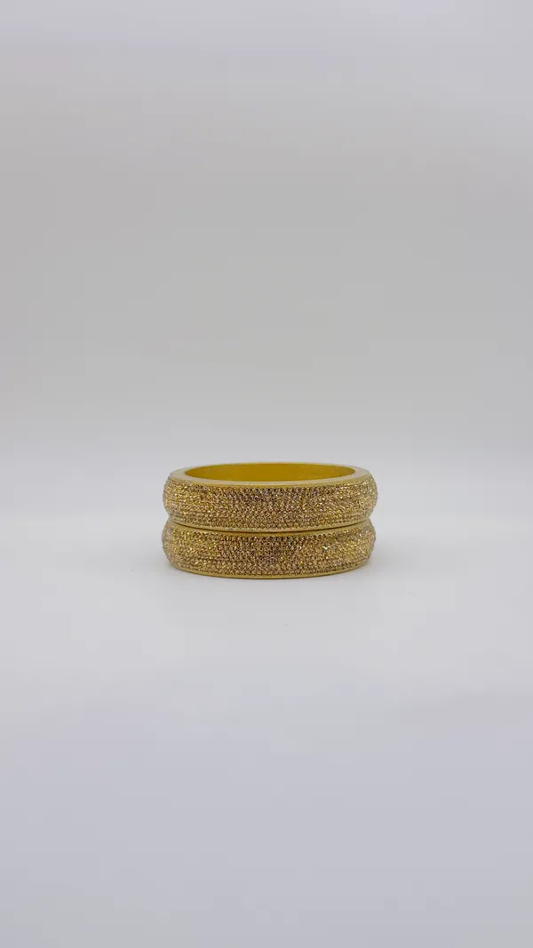 Gold-Tone_Textured_Bangle_Set_For_Women_-_Pack_Of_2