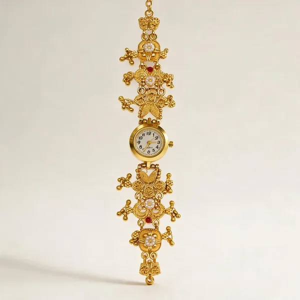Gold_Tone_Embellished_Analog_Bracelet_Watch_For_Women_-_Pack_Of_2
