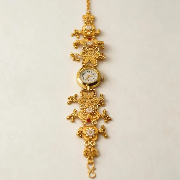 Gold_Tone_Embellished_Analog_Bracelet_Watch_For_Women_-_Pack_Of_2