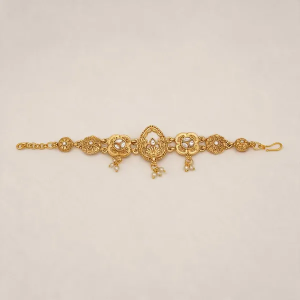 Gold_Tone_Ornamental_Bracelet_For_Women_-_Pack_Of_2