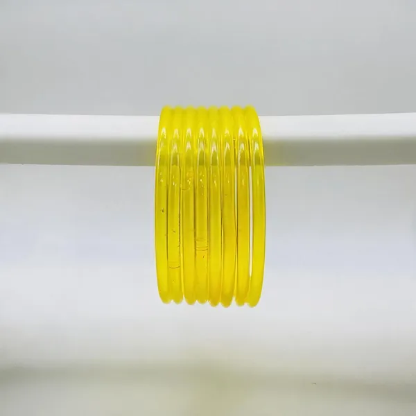 Yellow_Traditional_Bangle_Set_For_Women_-_Pack_Of_4