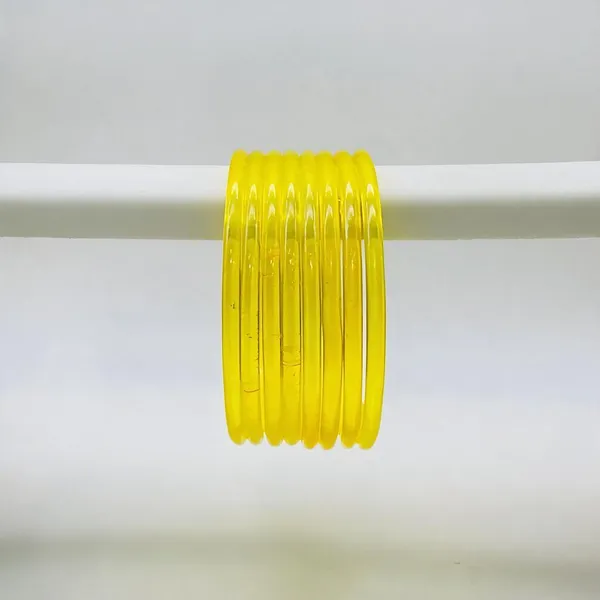 Yellow_Traditional_Bangle_Set_For_Women_-_Pack_Of_4