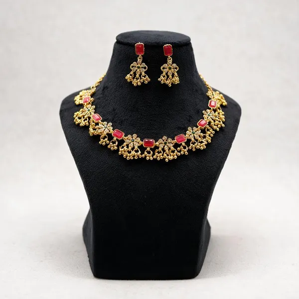 Gold_Tone_Traditional_Necklace_Set_For_Women_-_Pack_Of_2