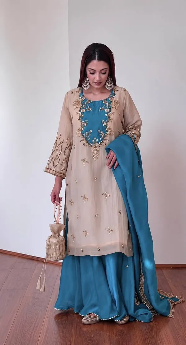 Beige_Maska_Cotton_Embroidered_Straight_Kurta_Palazzo_Dupatta_Set_For_Women