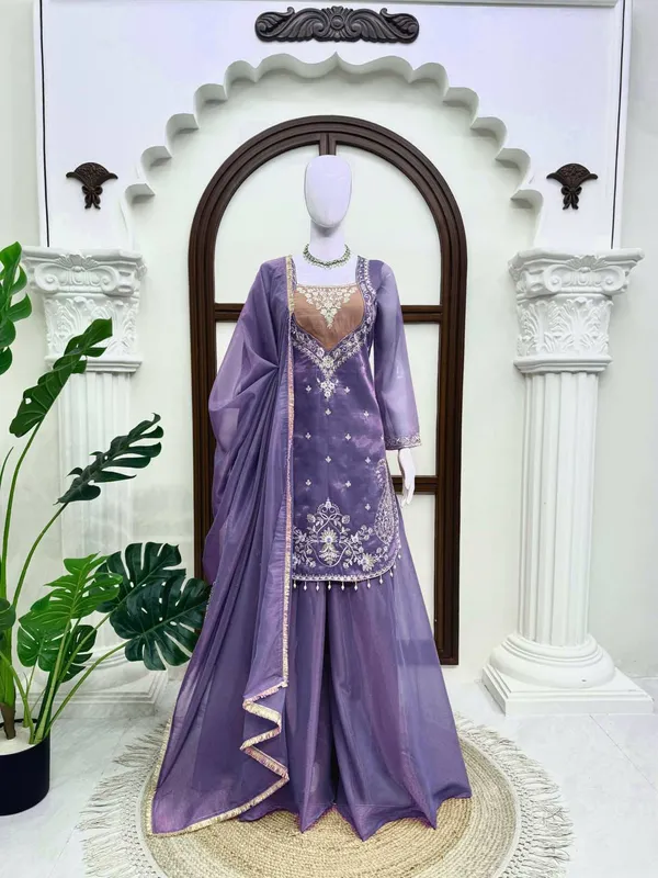 Purple_Shimmer_Embroidered_Kurta_Palazzo_Dupatta_Set_For_Women