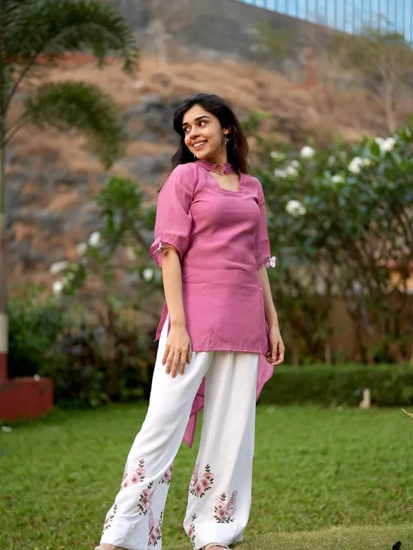 Pink_Roman_Silk_Straight_Kurta_Palazzo_Dupatta_Set_For_Women