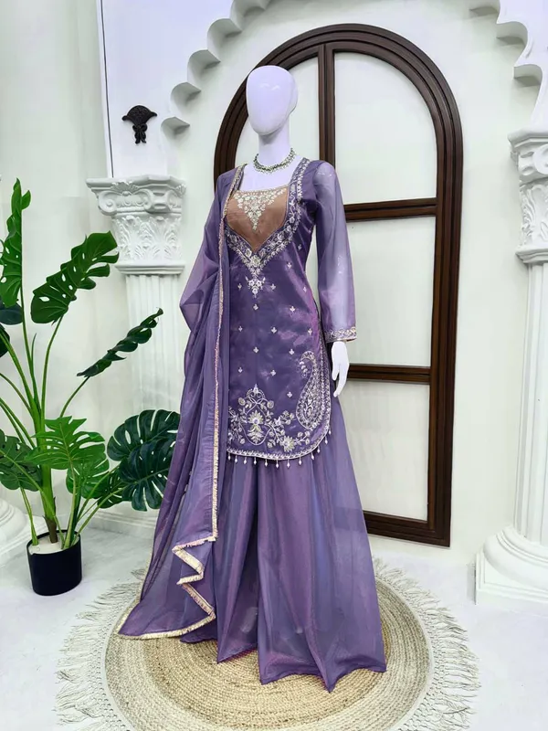 Purple_Shimmer_Embroidered_Kurta_Palazzo_Dupatta_Set_For_Women
