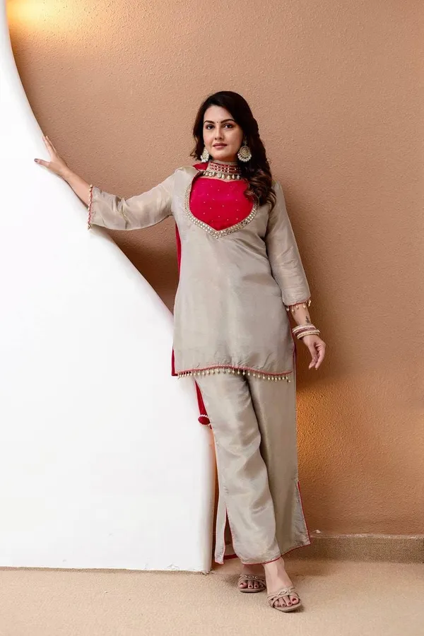 Beige_Roman_Glass_Silk_Embellished_Kurta_Palazzo_Dupatta_Set_For_Women