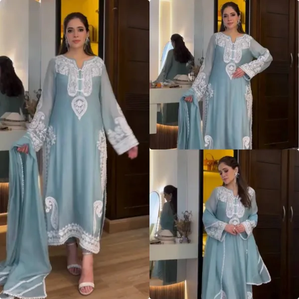 Blue_Organza_Silk_Embroidered_Straight_Kurta_Palazzo_Dupatta_Set_For_Women