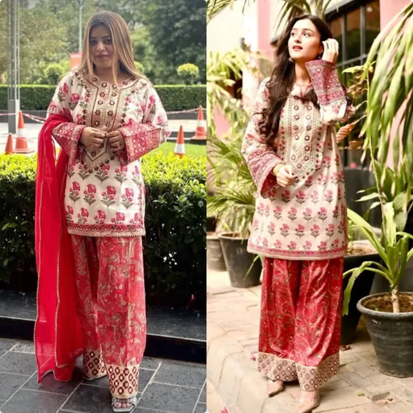Cream_Pure_Natural_Crepe_Printed_Straight_Kurta_Farsi_Palazzo_Dupatta_Set_For_Women