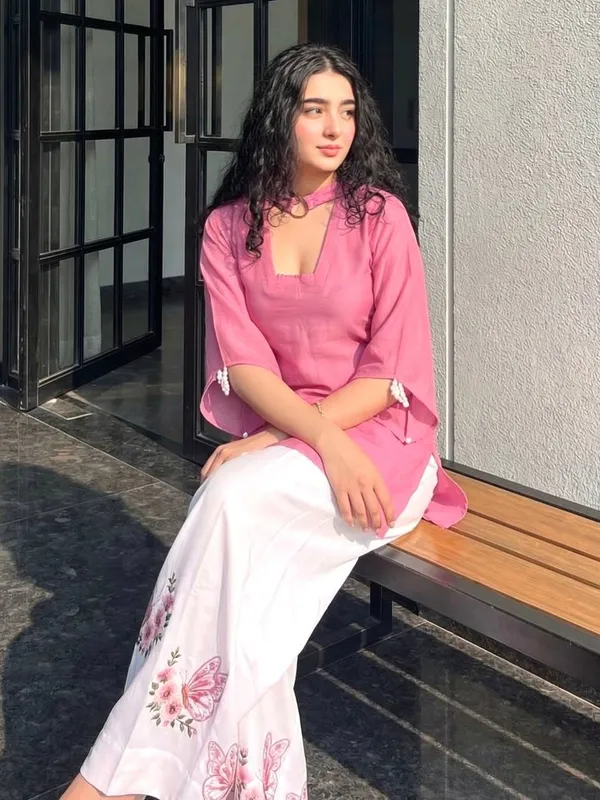 Pink_Roman_Silk_Straight_Kurta_Palazzo_Dupatta_Set_For_Women