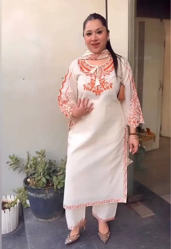 White_Roman_Silk_Straight_Kurta_Palazzo_Dupatta_Set_For_Women