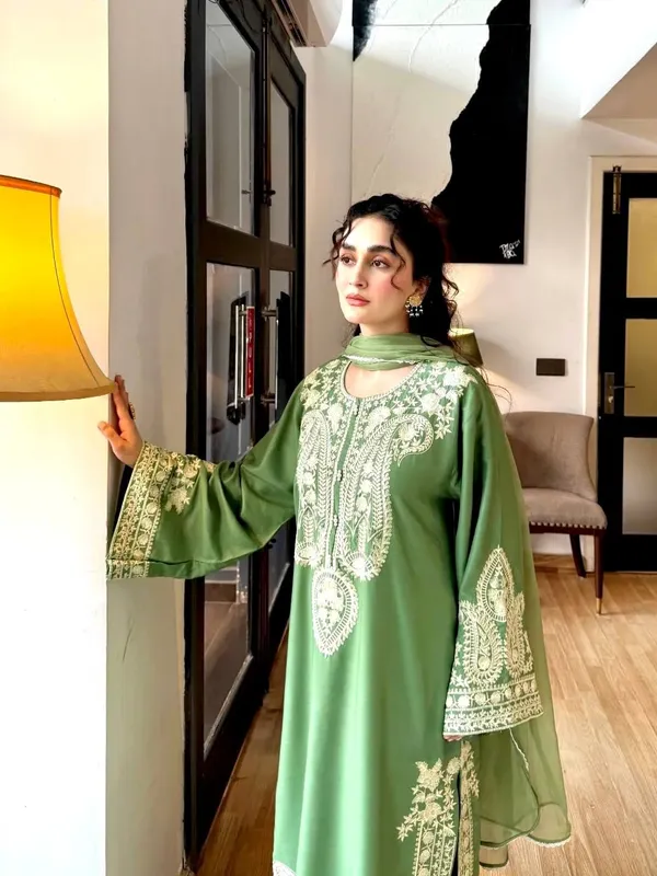Green_Organza_Silk_Embroidered_Straight_Kurta_Palazzo_Dupatta_Set_For_Women