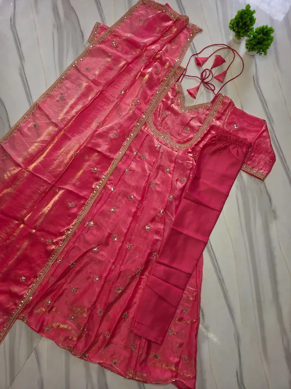 Pink_Silk_Embellished_Anarkali_Gown_Dupatta_Set_For_Women