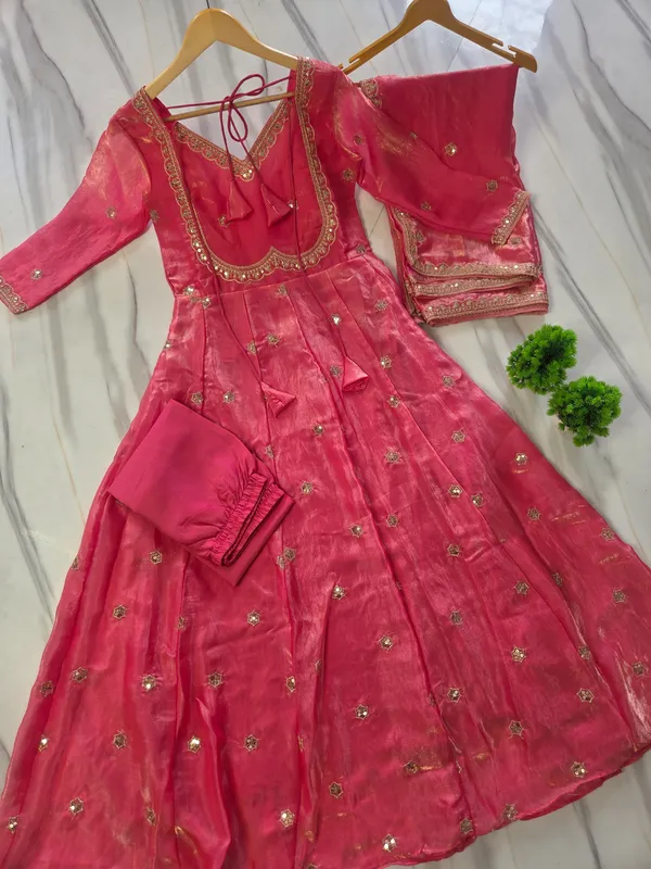Pink_Silk_Embellished_Anarkali_Gown_Dupatta_Set_For_Women
