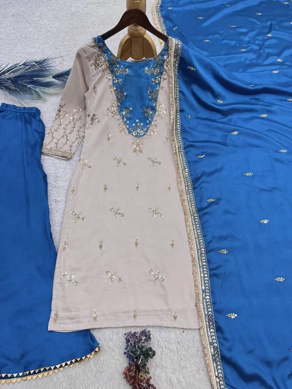 Beige_Maska_Cotton_Embroidered_Straight_Kurta_Palazzo_Dupatta_Set_For_Women