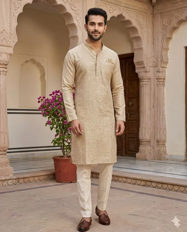 Jacquard_Self_Design_Kurta_Fabric