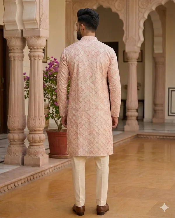 Jacquard_Geometric_Print_Kurta_Fabric