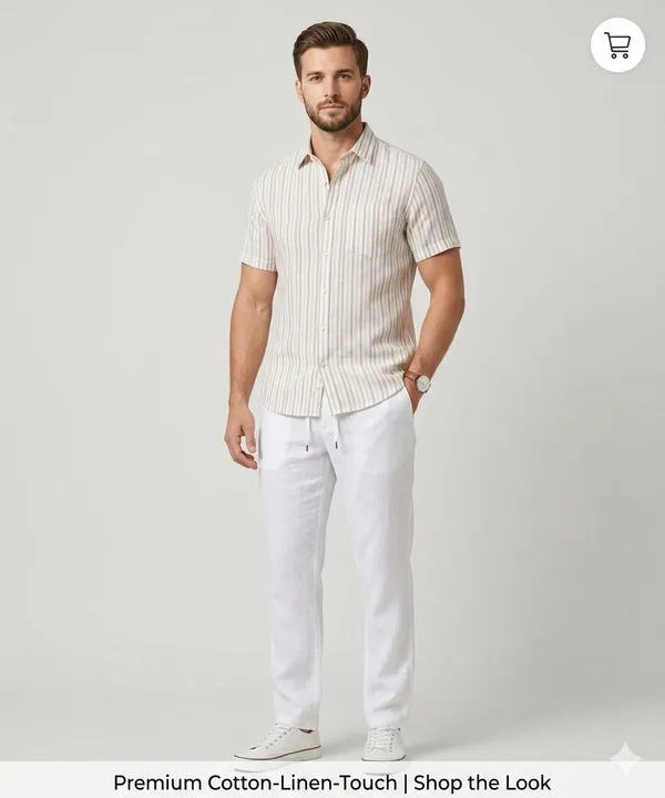 Cotton_Linen_Striped_Shirt_&_Trouser_Fabric