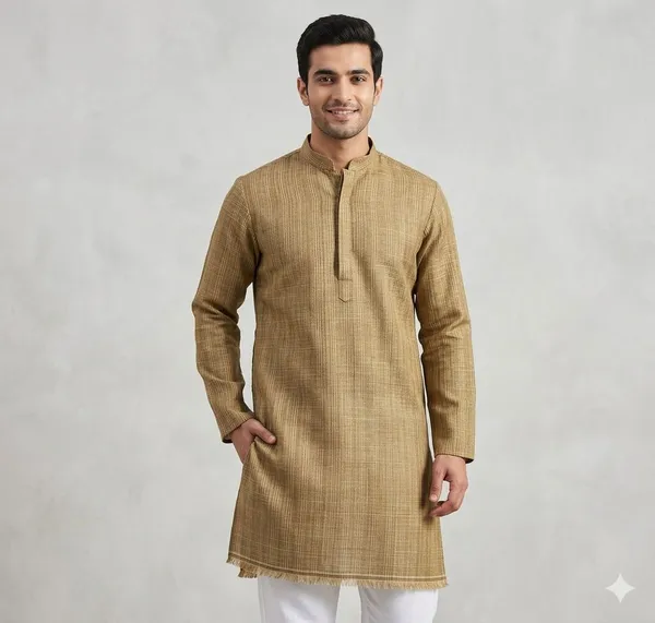 Khadi_Cotton_Checkered,_Self_Design_Kurta_&_Churidar_Material