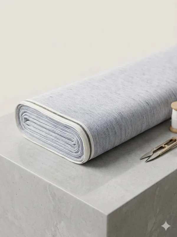 Cotton_Linen_Striped_Shirt_Fabric